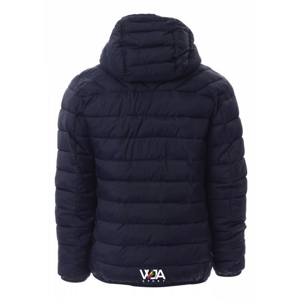 WJA - Doudoune patch cuir gravure
