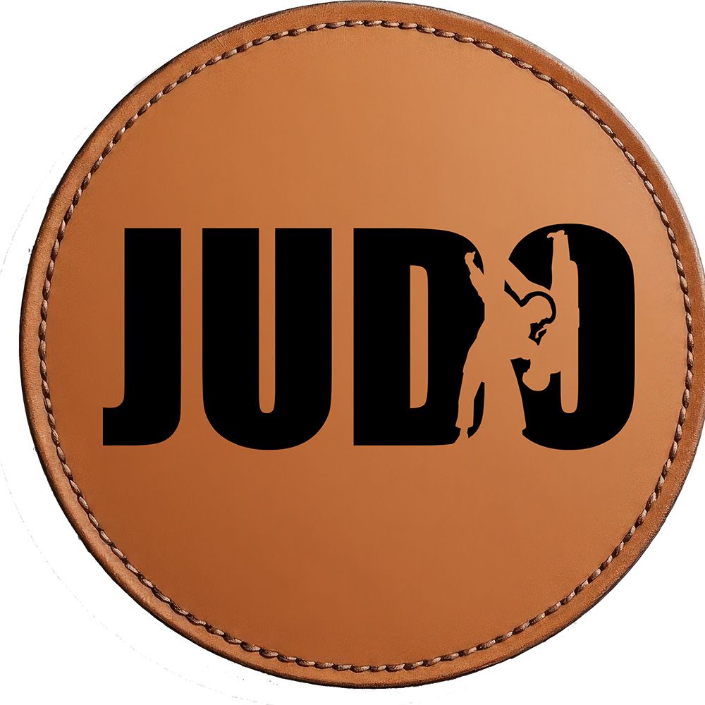 WJA - Doudoune patch cuir gravure