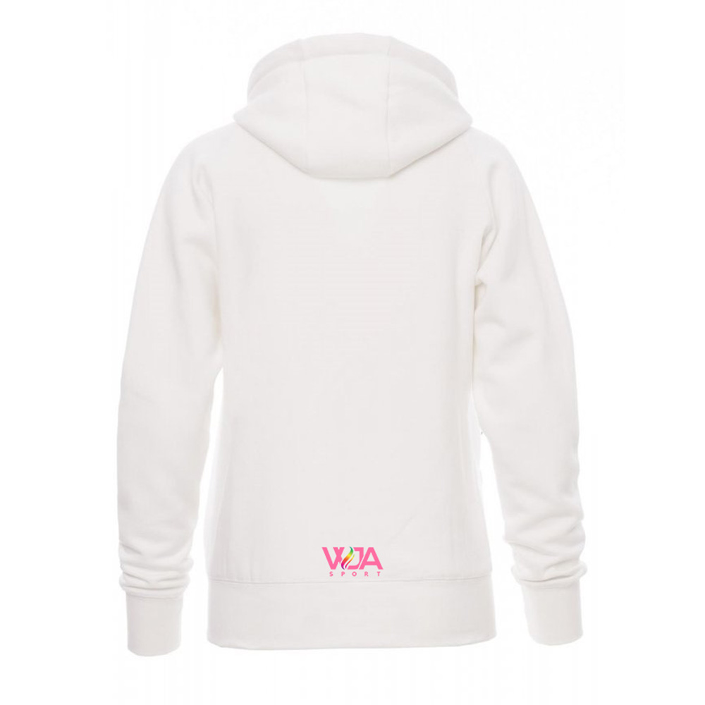 WJA - Veste Zippée Capuche Blanc Femme Judo