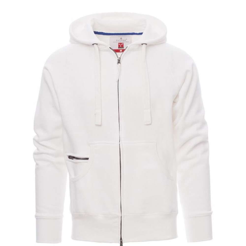 WJA - Veste Zippée Capuche Blanc Homme Judo